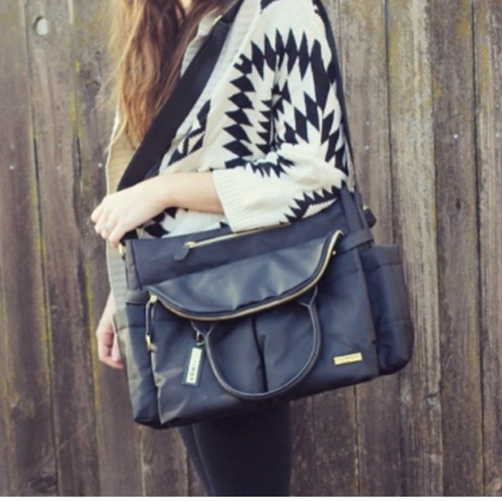 Skip Hop Black Baby Bag